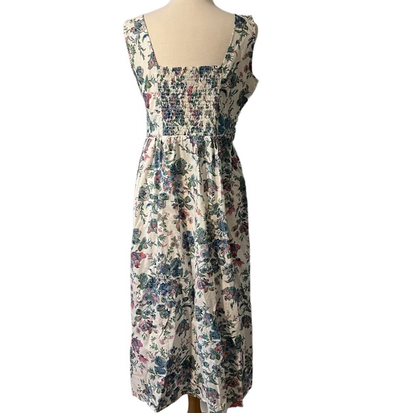 J.crew Button-front cotton poplin dress in English garden size 12 (Read Descip) - Picture 5 of 11